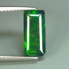 0.86 Cts_Inspiring !! 100 % Natural Multi-Color 3D Flash Welo Solid Black Opal