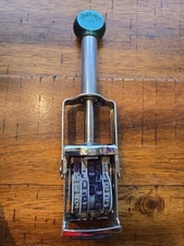 Vintage Garvey King Size S-45 Grocery Store Stocker Price Stamper with Ink Pad