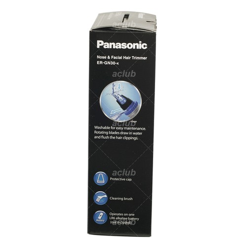 Panasonic ER-GN30 Wet Dry Nose Ear Beard Eyebrow Facial Hair Trimmer Clipper - Foto 3 di 5