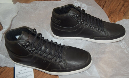 Boxfresh Mens Swapp 3 Prem Brown (Dk Kha) Trainers NEW UK 6 EU 40 Leather Upper - Picture 4 of 10