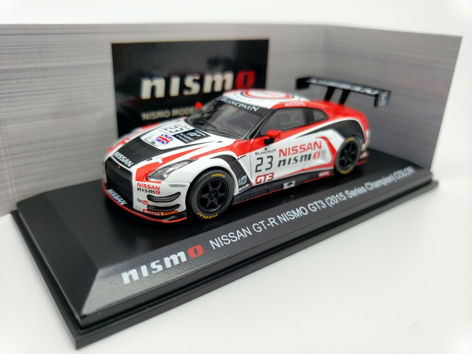 1 64 Kyosho Nissan Skyline Gt R Nismo Gt3 R35 15 Series Champion 23 Dealer Box Ebay