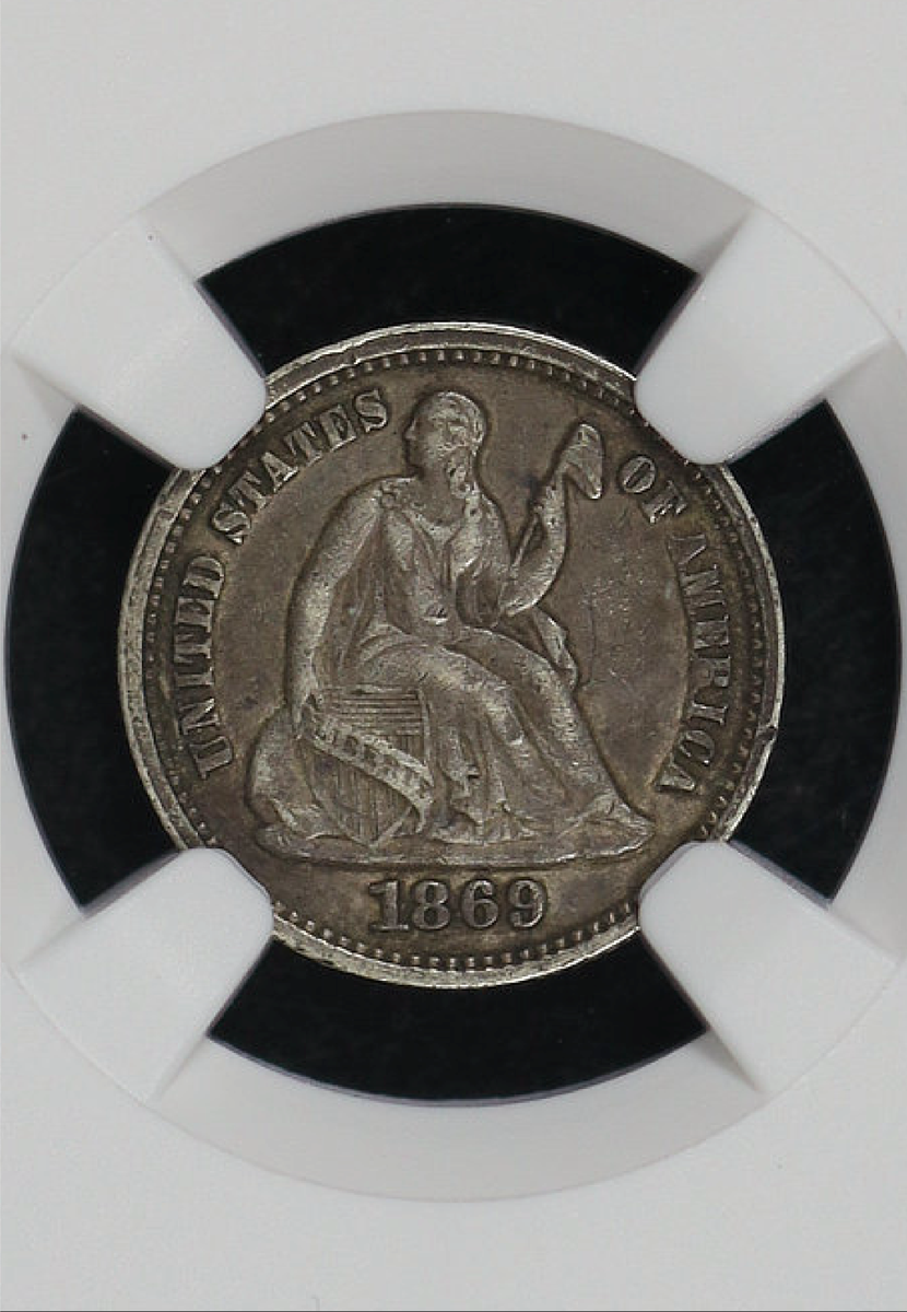 1869-S NGC XF45 Pop 98 ALL Grades! 🔴 $305 Comp! AU LOOK! Seated