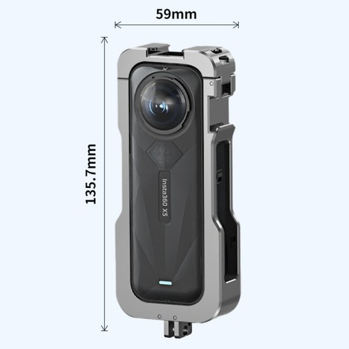 For Insta360 X5 Metal protective case With Lens Cover Kit Camera Accessories - Picture 7 of 7