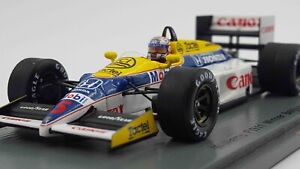 Spark S7481 1 43 1986 Williams Fw11 Nigel Mansell P1 Belgian Gp 1986 F1 Model Ebay