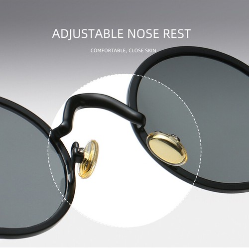 Small Retro Lennon Style Round Metal Sunglasses Unisex Vintage Steampunk Glasses - Picture 8 of 21