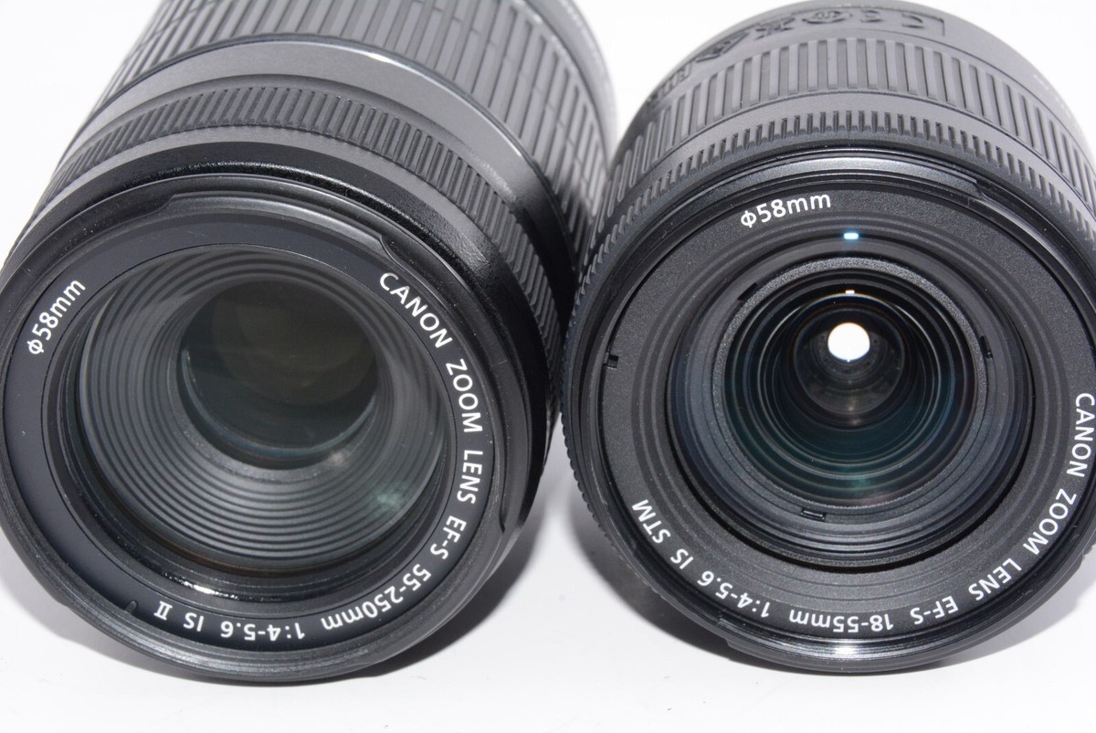 Canon EOS kissx7＋EFS55-250mF4-5.6IS II 2,246 Shots] Canon EOS Kiss X7 +18-55mm IS STM +55-250mm IS