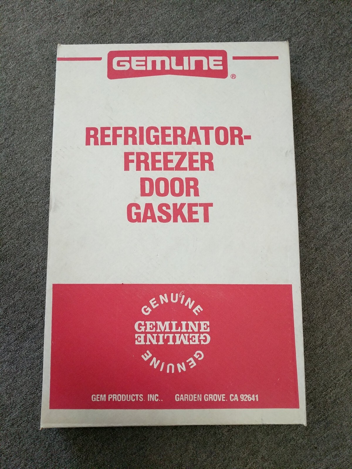 CS36 NEW GEMLINE WHIRLPOOL / KENMORE REFRIGERATOR / FREEZER DOOR GASKET