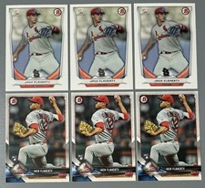 6 Bowman Jack Flaherty: 2014 1st Bowman Draft #DP30, 2018 Paper Rookie RC