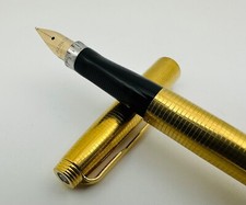 Parker 75 Insignia Cisele 14K Gold Filled Füllfederhalter 14K Goldfeder - USA