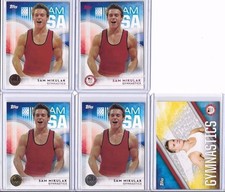 2016 Topps Olympics Sam Mikulak Lot Gold Silver Bronze Base Disciplines USA