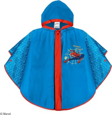 Spiderman MARVEL SPIDERMAN - PONCHO 50 100 CM - Accappatoio - blau rot/multicolore