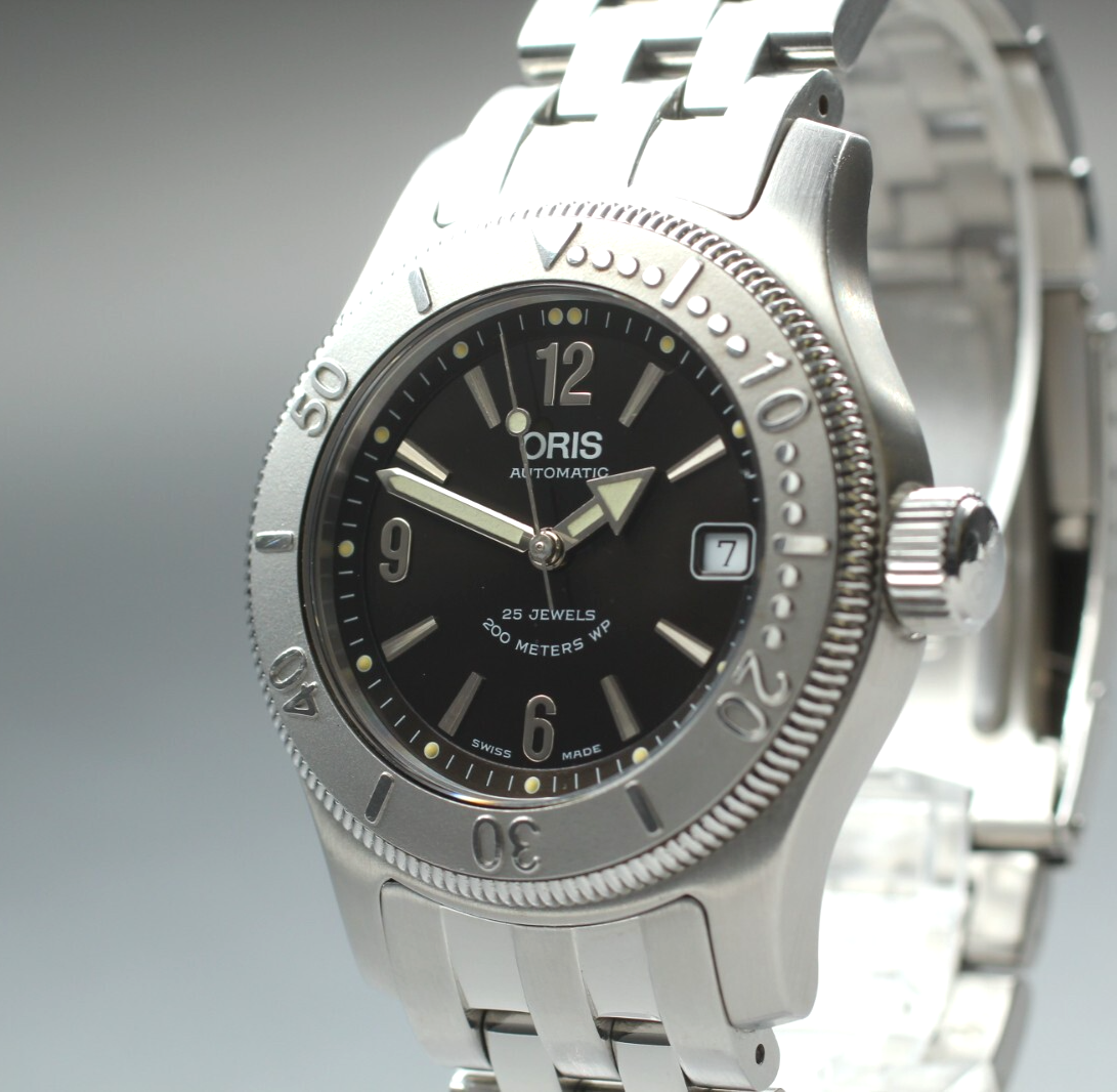 NEAR MINT] ORIS Big Crown Diver 7502 BlackDate Automatic Mens