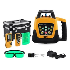 Self-Leveling 360 Rotary Rotating Green Beam Automatic Laser Level Tool Kit