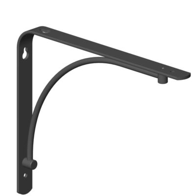 10920-00002= Dekokonsole Danni 180x230 mm schwarz Element System Winkel Konsole