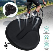 Wide Bike Seat Cushion Gel Padded Bike Seat Cover for Men Women Comfort Cover