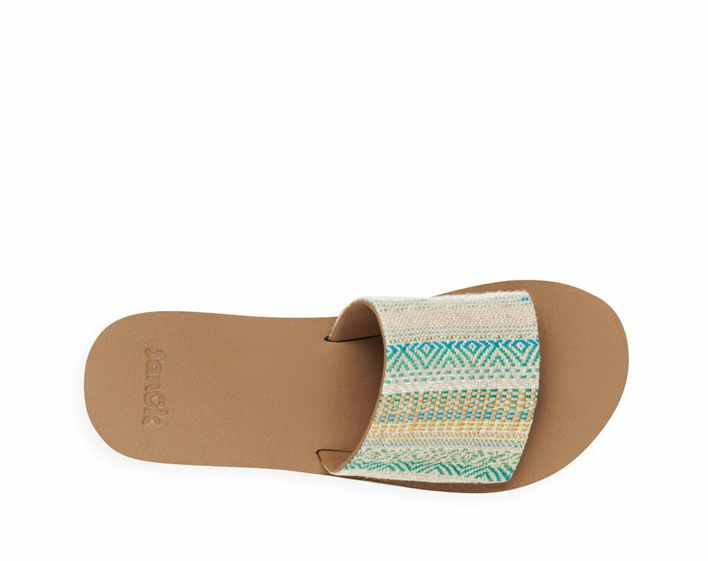 Sanuk Lola Artesano Sandals - Women's - 10 / Green Multi