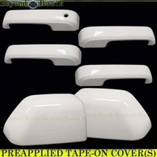 2017-2022 Ford F250-F550 4 Door Handle NoSmrt+Mirrors COVERS Z1 YZ OXFORD WHITE
