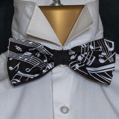 Musical Note Bow Tie Music Prom Dickie Bow Wedding Musician | eBay UK