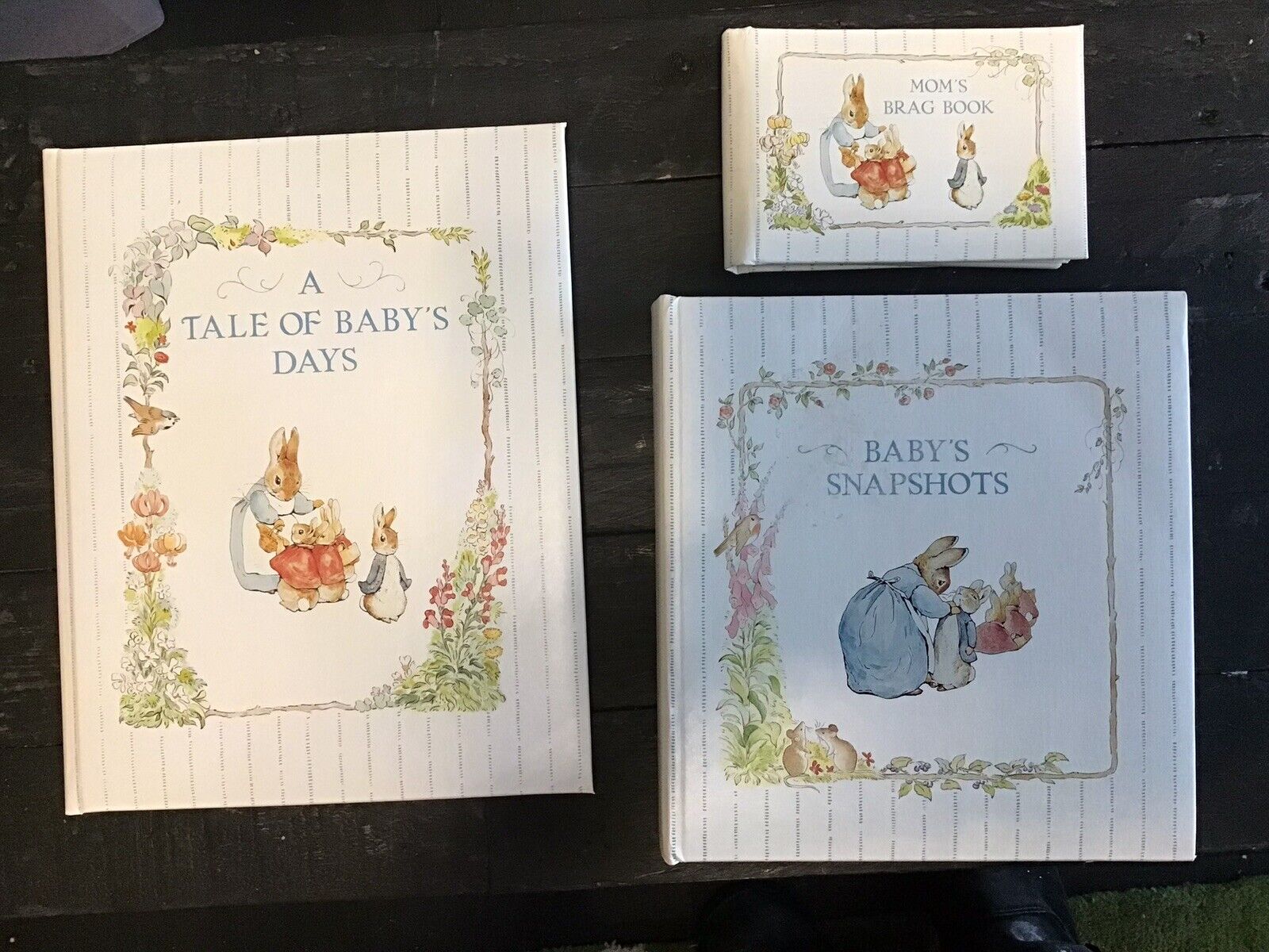 Vtg Beatrix Potter Peter Rabbit Baby Book Tale Days Mom Brag Mem