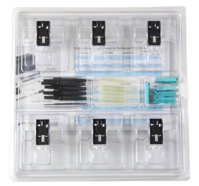 AFL FuseConnect, LC/PC Multimode 50um 10Gig, 2.0mm, Aqua GEN2, Pack of 6
