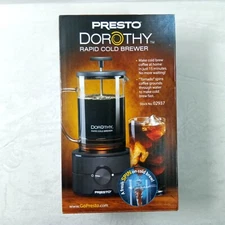 Presto Dorothy Rapid Cold Brewer Coffee Maker Electric New in Box