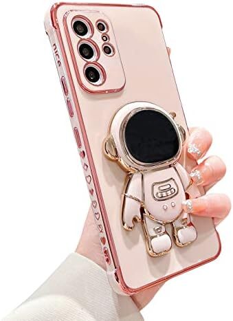 Samsung Galaxy S21 Ultra 6.8” Phone Case with Cute Astronaut Plating Stand Hol