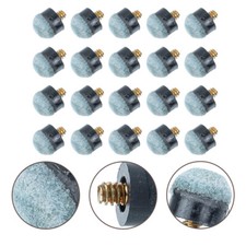 20 Pcs Replacement Tip Table Pool Sticks Billiard Pool Cue Tips Pcs Pool Leather