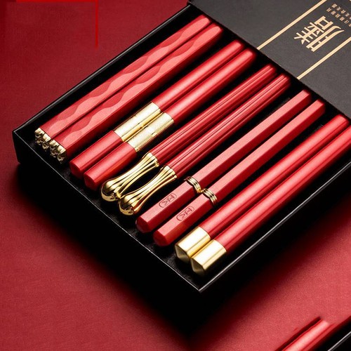 5 Pairs Chinese Chopsticks Eating Food Sticks Sushi Sticks Tableware Chop new - Picture 2 of 9