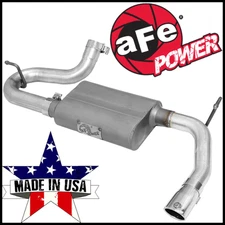 AFE Scorpion 2.5" Axle-Back Exhaust System Fits 2007-18 Jeep Wrangler 3.6L 3.8L