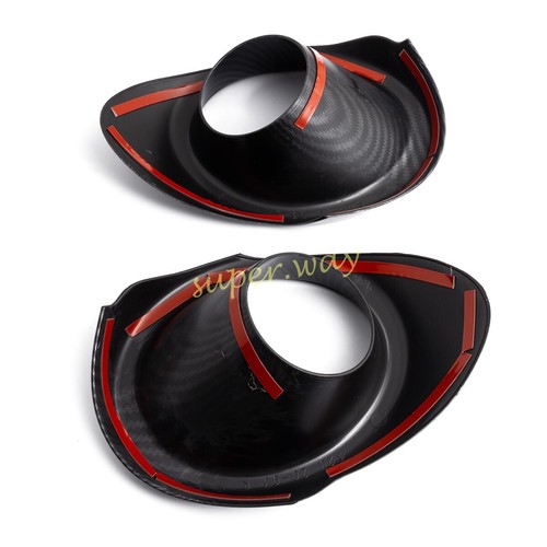 Carbon Fiber Front Bumper Fog Light Cover Trims For Subaru Crosstrek 2024 2025 - Picture 6 of 6
