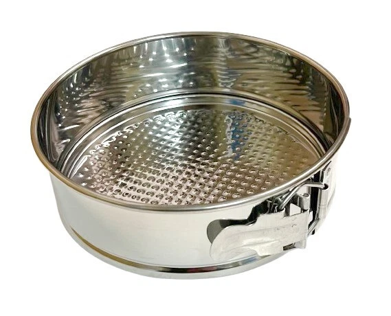 EDELSTAHL SPRINGFORM rostfrei Backform rund Kuchenform Tortenring Käsekuchen - Bild 2 von 4