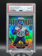 Derrick Henry 2020 Panini Prizm Aurora #8 PSA 10 SSP Case Hit