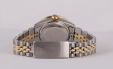 Rolex Lady Datejust 26mm Two Tone Steel 18k Diamond Bezel Blue MOP Diamond Dial 7