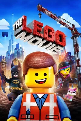 2014 The LEGO Movie Poster 11X17 Emmet Wyldstyle Lord Business Vitruvius Batman