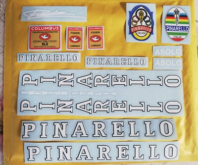 Chiorda Pinarello Asolo WHITE Compatible Sticker Kit 