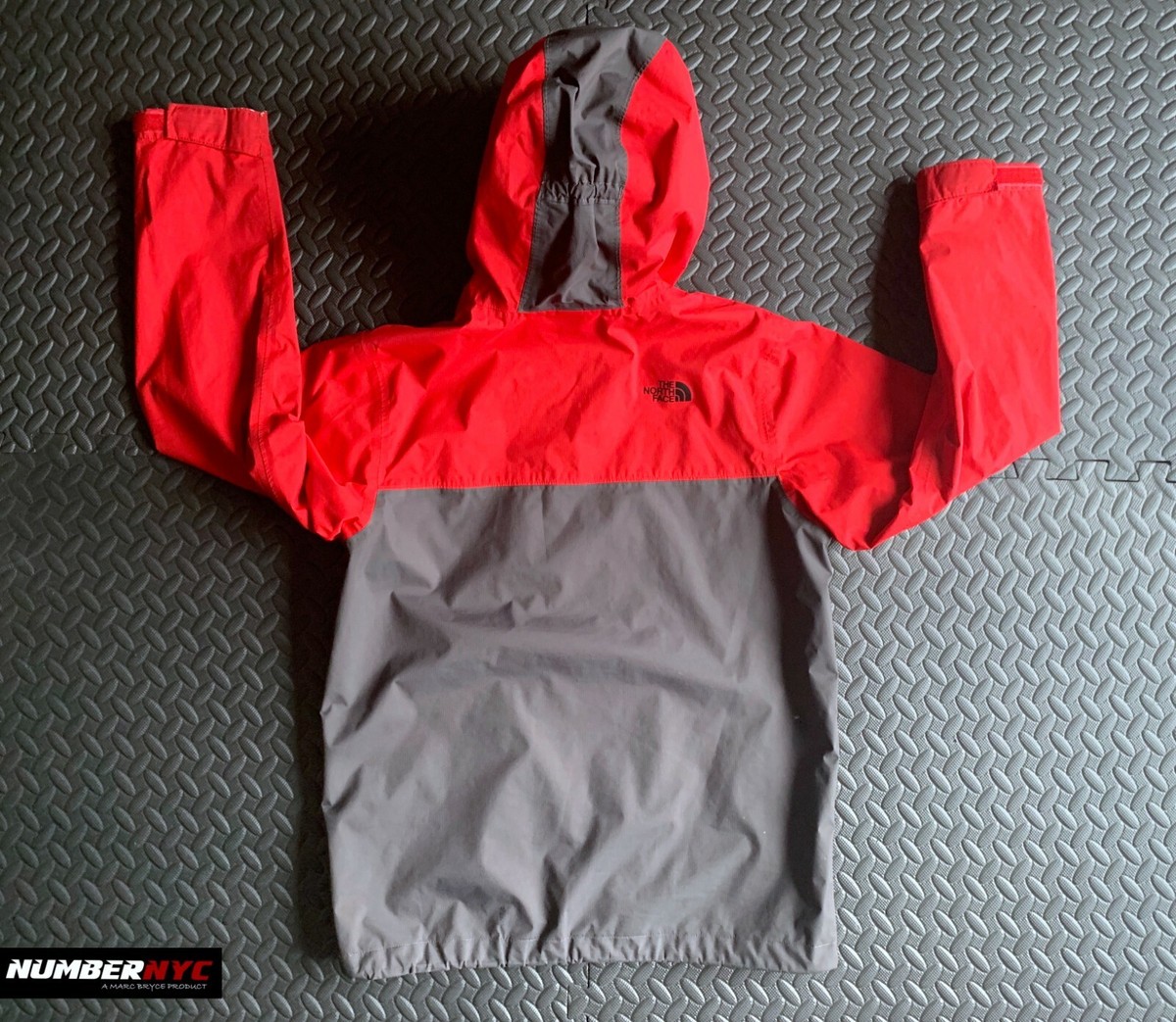 THE NORTH FACE Red Grey Black Winter 2in1 Fleece & Shell