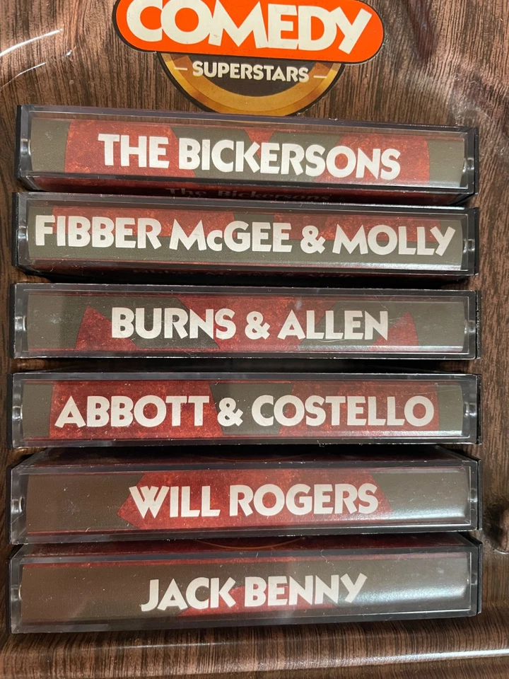 Comedy Superstars Cassette Tape Box Set (6)- Rogers, Benny, McGee,Costello — 第 3/4 张图片