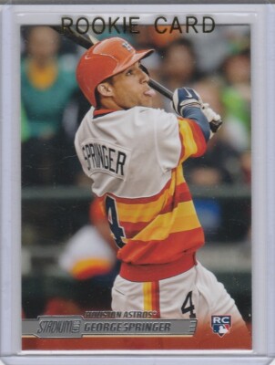 GEORGE SPRINGER ROOKIE CARD 2014 Topps Stadium Club TSC RC Houston 