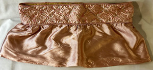 VTG MCM Hollywood Regency Pink  Atomic Starburst Vanity Dresser Scarf & Skirt