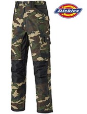 DICKIES EISENHOWER WORK TROUSERS GREY MULTI POCKET MENS EH26800
