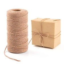 Natural Jute Twine, 328 Feet Twine String, Brown String Jute 1 PCS Nature Brown