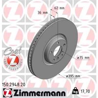 2X Zimmermann Bremsscheibe 150.2948.20