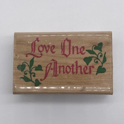Stamp Affair Love One Another Rubber Stamp