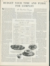 1928 Budget Time Purse Company Lunch Dinner M...