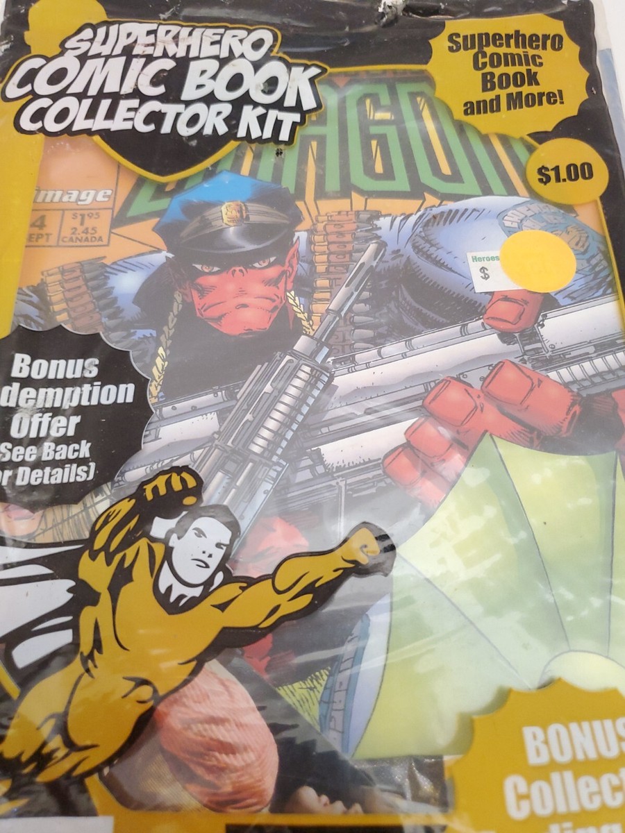 Superhero Comic Book Collector Kit Comic 1993 Image Trading Cards