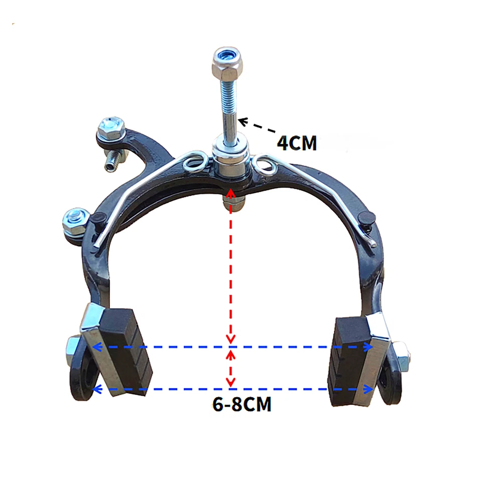 Kinder Fahrrad Seitenzugbremse V Bremssättel Felge Vordere Bremse Feste Klemme - Bild 3 von 4
