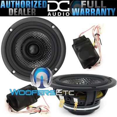 DC AUDIO 3CX 3'' PRO AUDIO NEO CARBON FIBER TWEETERS COAXIAL SPEAKERS CROSSOVERS