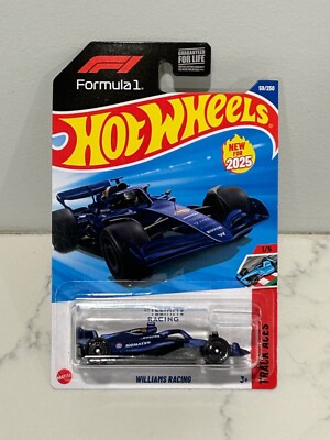 2025 Hot Wheels Formula 1 Williams Racing Gulf New 