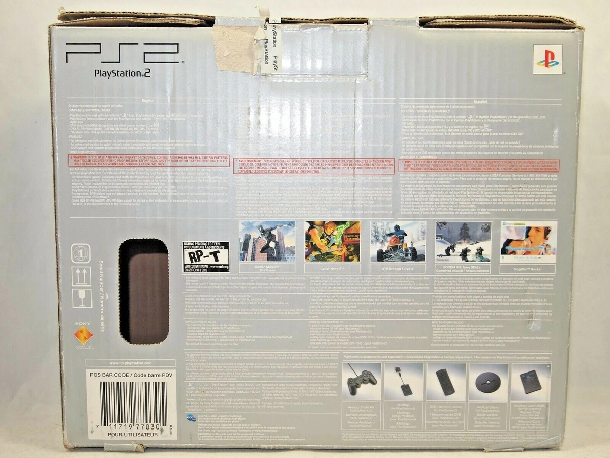 Playstation 2 Slim Back