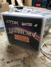 TDK LTO Ultrium 4 800GB / 1.6TB Data Cartridges NEW AND SEALED OEM GENUINE hva